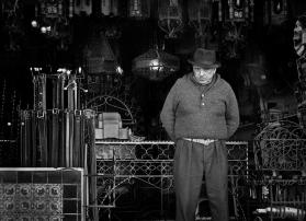 "Wrought Iron Shopkeeper" Los Angeles, California 1972