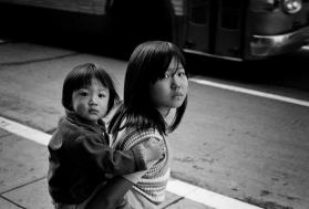 "Two Oriental Children" Los Angeles, California 1972