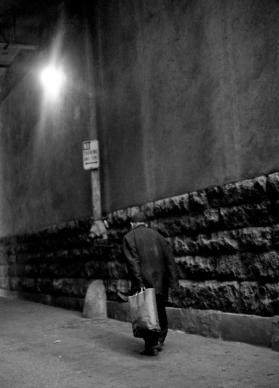 "Untitled #1" (Man in Alley) Los Angeles, California 1972
