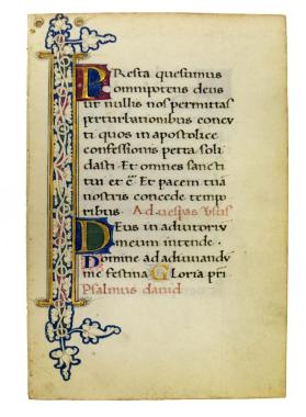 Bifolio from Book of Hours