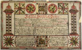 Geburts und Taufschein (Birth and Baptismal Certificate)