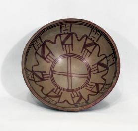 Bowl with Eight Warriors
