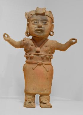 Figure with a Butterfly Headdress