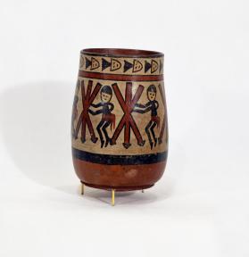 Jar with Trophy Heads and Warriors