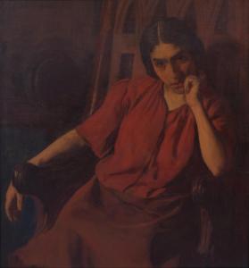 Woman in Red