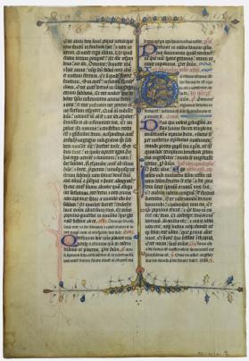 English Missal Leaf