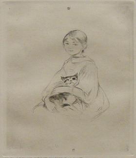 Girl with Cat (Jeune fille au chat )