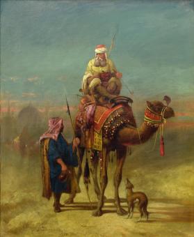 Arab Scene with Camel