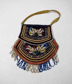 Heavily Beaded Bag with Handle
