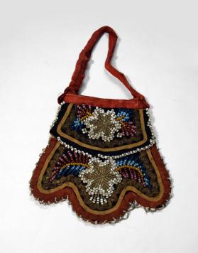 Double Flap Beaded Bag