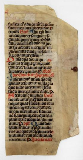 Illuminated Parchment Fragment