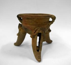 Tripod Vessel with Shark Legs