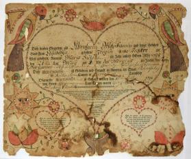 Geburts und Taufschein (Birth and Baptismal Certificate)