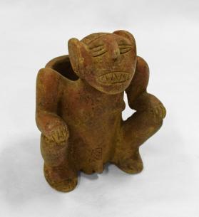 Seated Male Jaguar Figure