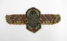 Twill Beadwork Winged Scarab