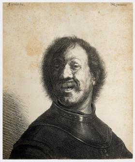Laughing Man in a Gorget