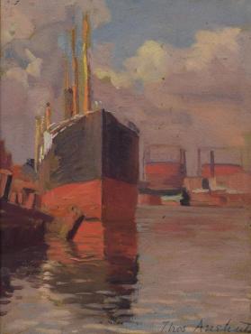 Tanker in Dock, Port Richmond