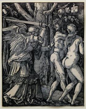 Adam and Eve Expelled from Paradise from the series The Small Woodblock Passion (Die Kleine Passion)