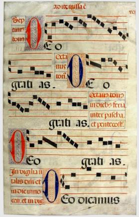 Two Leaves from Choir Book