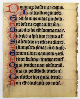 Miniscule French Psalter
