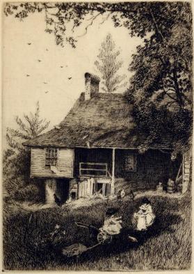 Thomas Cole's First Studio at Catskill, N.Y., 1881