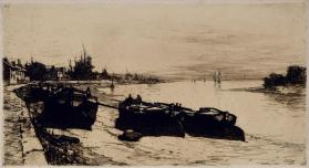 Mud Boats on the Thames