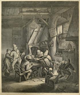 Group of Peasants in an Inn