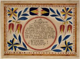 Gerburts und Taufschein (Birth and Baptismal Certificate)