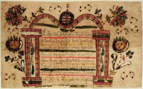 Gerburts und Taufschein (BIrth and Baptismal Certificate)