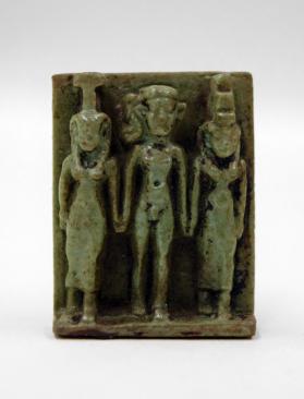 Nephthys, Horus, and Isis Amulet