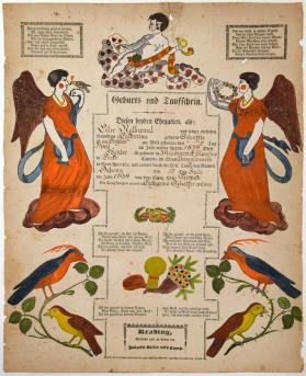 Geburts and Taufschein (Birth and Baptismal Certificate)