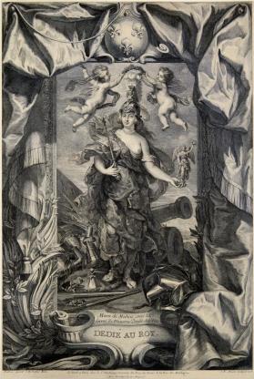 Marie de Medicis sous la forme de Minerve Déesse des Arts