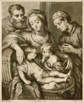 The Holy Family with St. Elizabeth and the Infant John the Baptist