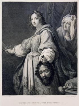 Judith emportant la tête d'Olopherne 
