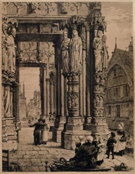 Chartres Under the North Porch