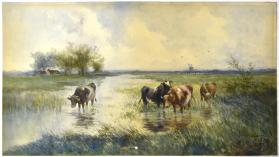 Landscape with Cows