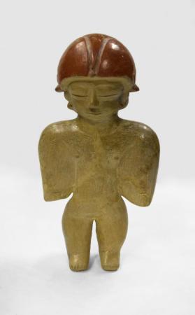 Standing Figure with Red Helmet