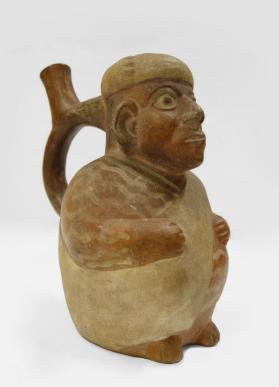 Seated Male Stirrup Vessel