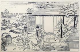 Act VII (Shichidanme), from the series The Storehouse of Loyal Retainers, a Primer (Kanadehon Chûshingura)