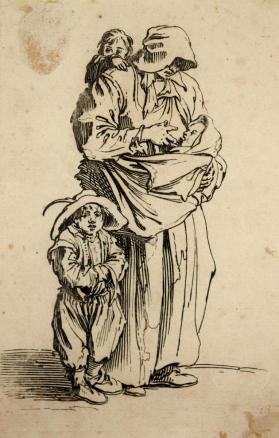 The Mother with Three Children
