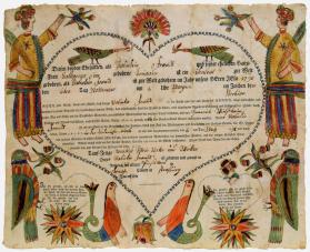 Gerburts und Taufschein (Birth and Baptismal Certificate)