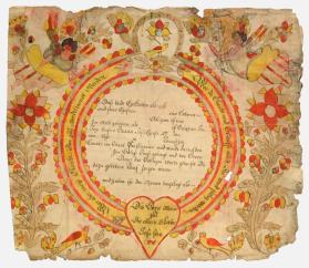 Blank Gerburts und Taufschein (Birth and Baptismal Certificate)