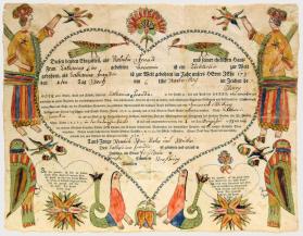 Gerburts und Taufschein (Birth and Baptismal Certificate)