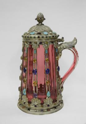 Stein with Semi-Precious Stones