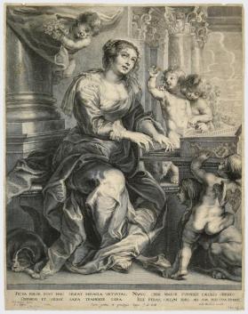 Saint Cecilia with the features of Helena Fourment