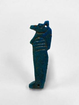 Flat Silhouette of the god Sobek (or perhaps Hapi, son of Horus) in Mummiform