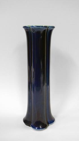 High Glaze Quatrefoil Vase
