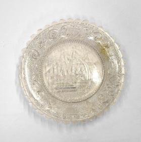Cup Plate (Steamboat Chancellor Livingston)