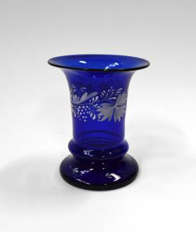 Stiegel-type Etched Vase