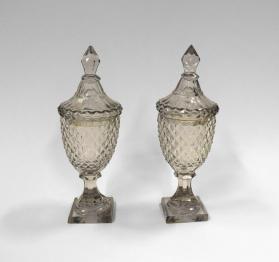 Pair of Covered Urns